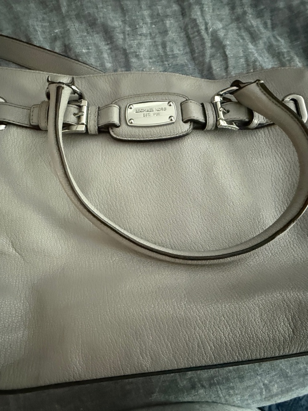 Michael Kors Hamilton Tote Bag – Gray 🩶✨